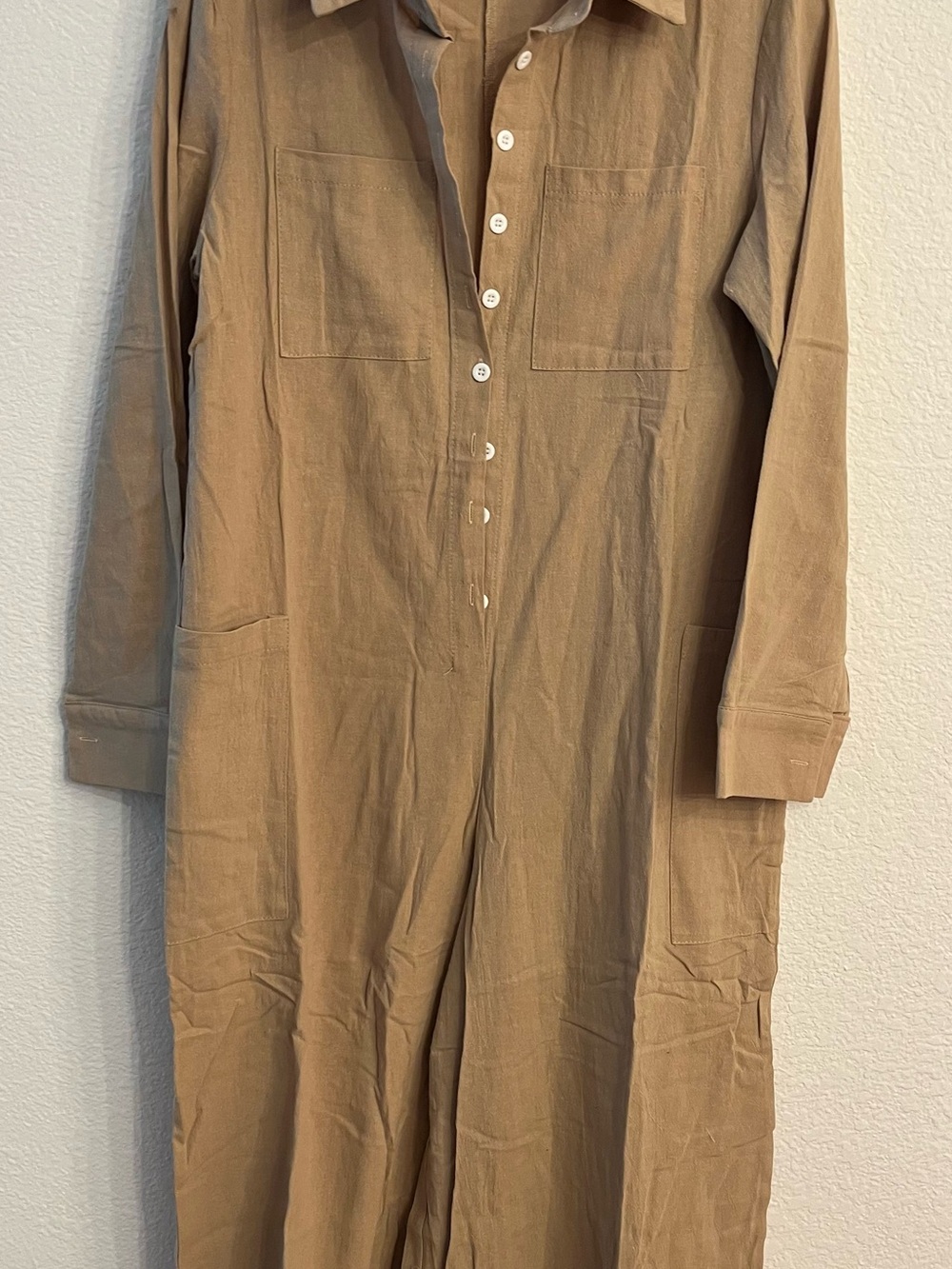 Brown cotton Bohemian jumper one piece